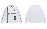 Chic Graphic Print Racing Sports Long Sleeve T-Shirt