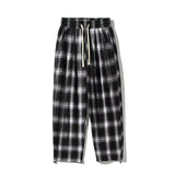 Retro Plaid Loose Fit Pants