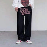 Funky Star Print Denim Pants
