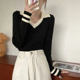 Women Cool Stylish Slim Fit Knitted Polo T-Shirt