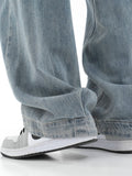Wide Leg Baggy Denim Pants