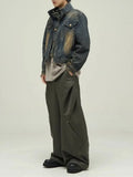 Retro Distressed Japanese Denim Jacket