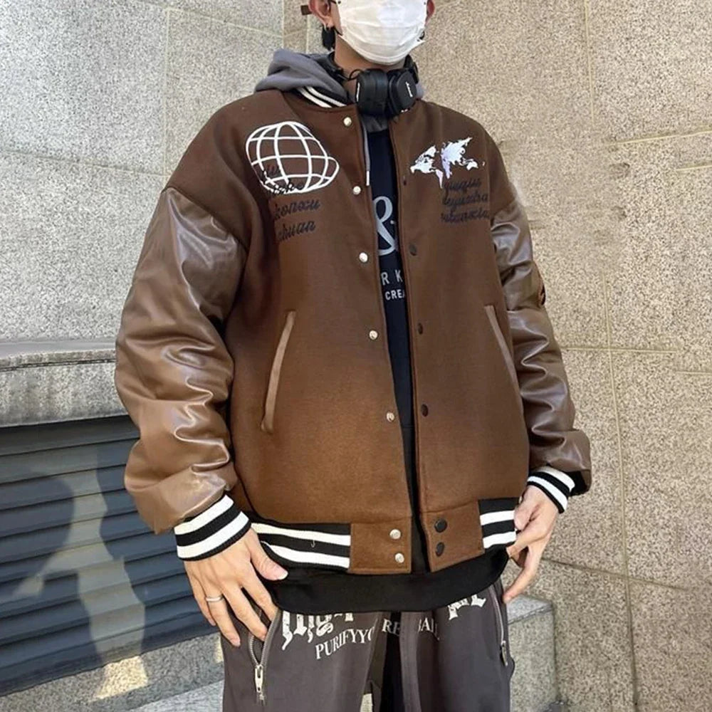 Retro American Style Baseball Versatile Jacket