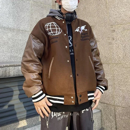 Retro American Style Baseball Versatile Jacket
