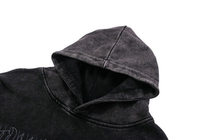 Hungry Demon Print Hoodie