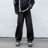 Loose Straight Leg Hip Hop Denim Jeans