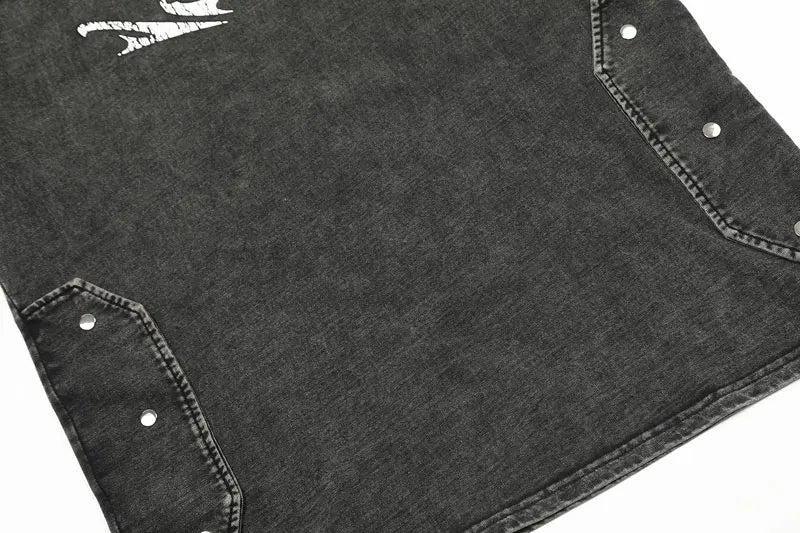 Vintage Retro Embroidery Patch T-shirt