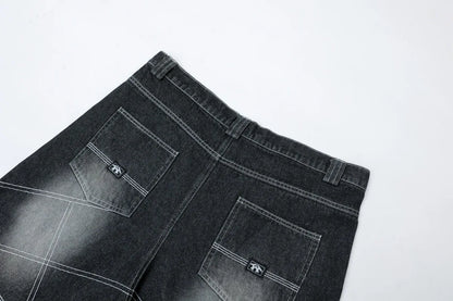 Y2k Baggy Reverse Washed Jorts