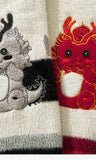 Fluffy Baby Dragon Knitted Sweater