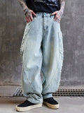 Warm Baggy Hip Hop Wide Leg Denim Jeans