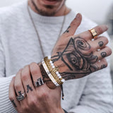 Set Crown Stainless Steel Bracelet