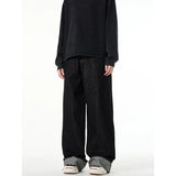 Vintage Black Gothic Oversize Hip Hop High Jeans