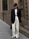 Women High Quality Vintage Oversize Leather Jacket