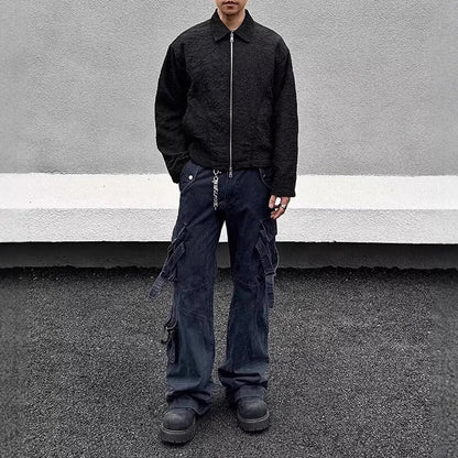 American Style Retro Trend Slim Baggy Jeans