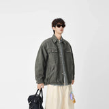 Versatile Casual Button-Up Denim Jacket