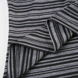 Slim Fit Striped Long Sleeve Hoodie