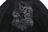 Hungry Demon Print Hoodie
