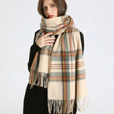 Plaid Foulard Winter Scarves