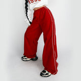 Striped Women Cargo Pants