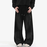 Heavy weight Elastic Straight Leg Sports Sweatpants