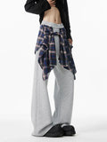 Plaid Patchwork Cool Vintage Retro Sweatpants