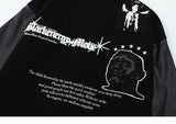 Embroidery Deep Sleep Varsity Jacket
