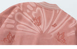 Butterfly Embroidery Varsity Jacket