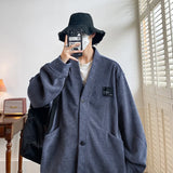 Relaxed Fit Knitted Acrylic Jacket