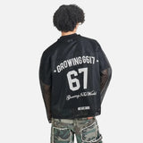 Y2K Contrast Paneled Mesh Long Sleeve T-Shirt