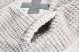 Cross-Emblem Reflective Puffer Jacket