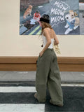 Reddachic Trendy Wide Leg Barrel Jeans