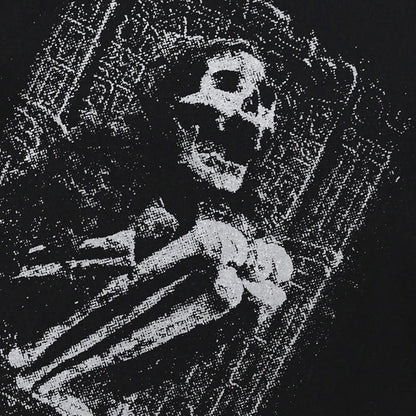 Grunge Skeleton Graphic T-Shirt