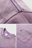 Front Pocket Solid Color Catchall T-Shirt