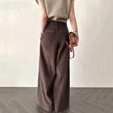 Comfy Wide Leg Corduroy Pants