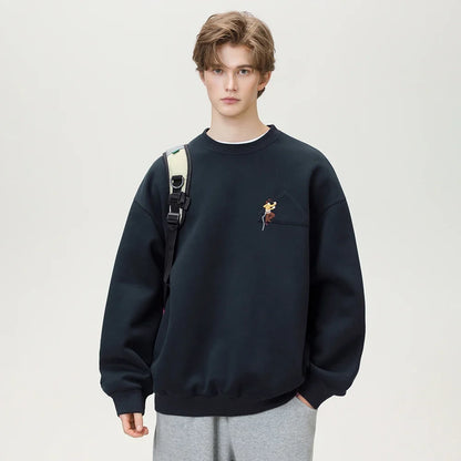 Cozy Funny O-Neck Sport Sweatshirt