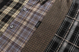 Y2K Insulated Plaid Hip Hop Button-Up Casual Shirt