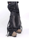 Vintage Streetwear Punk Wide Leg Denim Jeans