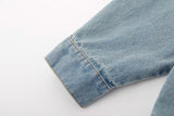 Embroidery Butterfly Denim Jacket