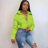 Women's Cropped Puffer Jacket