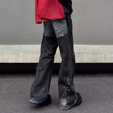 Luxury Cyber Graffiti Baggy Jeans