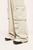 Multi Pockets Wide Leg Cargo Pants