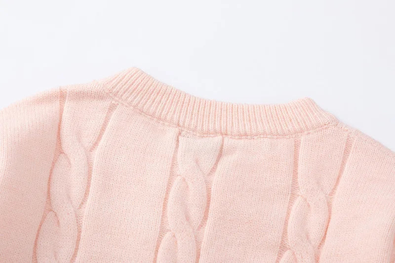 Y2K Colorful Gradient Cable Knit Sweater