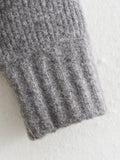 Knitted Crew Neck Sweater
