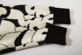 Panda Graphic Print Vintage Sweater