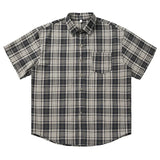 Men's Plaid Short Sleeve Summer Shirt