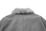 Comfortable High Street Fur Collar Jacket