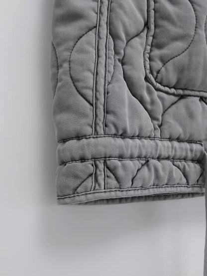 Women's Zip-up Vest Padded Jacket
