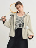 Womens Fashionable Plus Size Outdoor Windproof Jacket