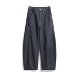Handsome Solid Color Splicing Casual Jeans