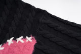 Gothic Stitched Knitted Sweater
